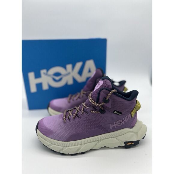 HOKA Women’s Trail Code GTX Hiking Boots AHY NWB Size 7.5 - Picture 1 of 9